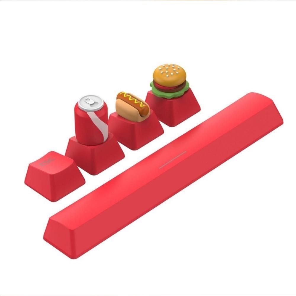 Red Novelty Keycap Set for Mechanical Keyboards